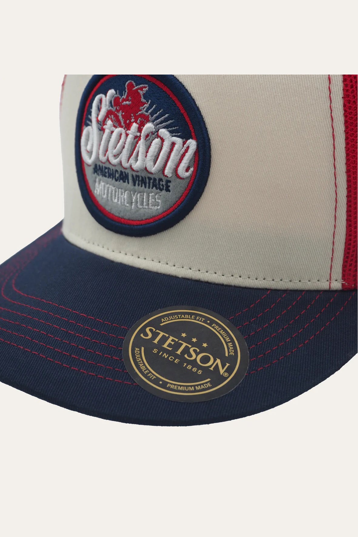 Motorcycle Trucker Cap - Navy