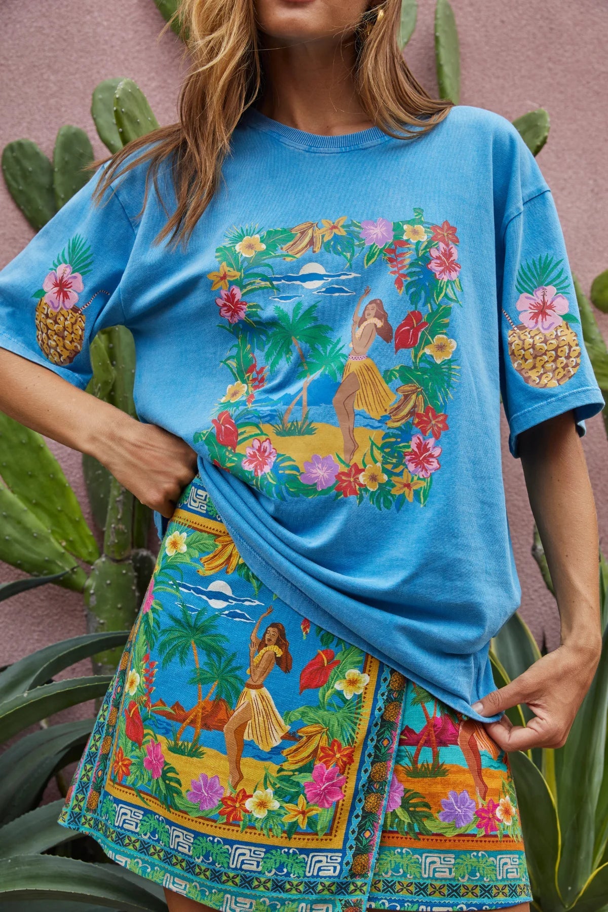 Barefoot Mini Skirt - Tiki
