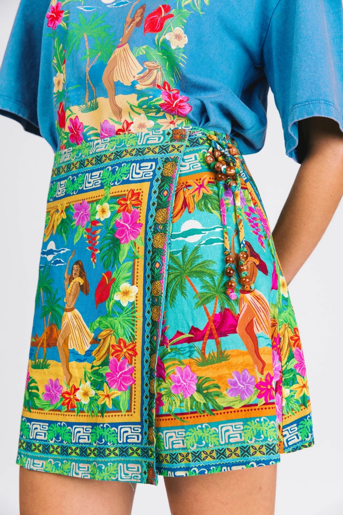 Barefoot Mini Skirt - Tiki