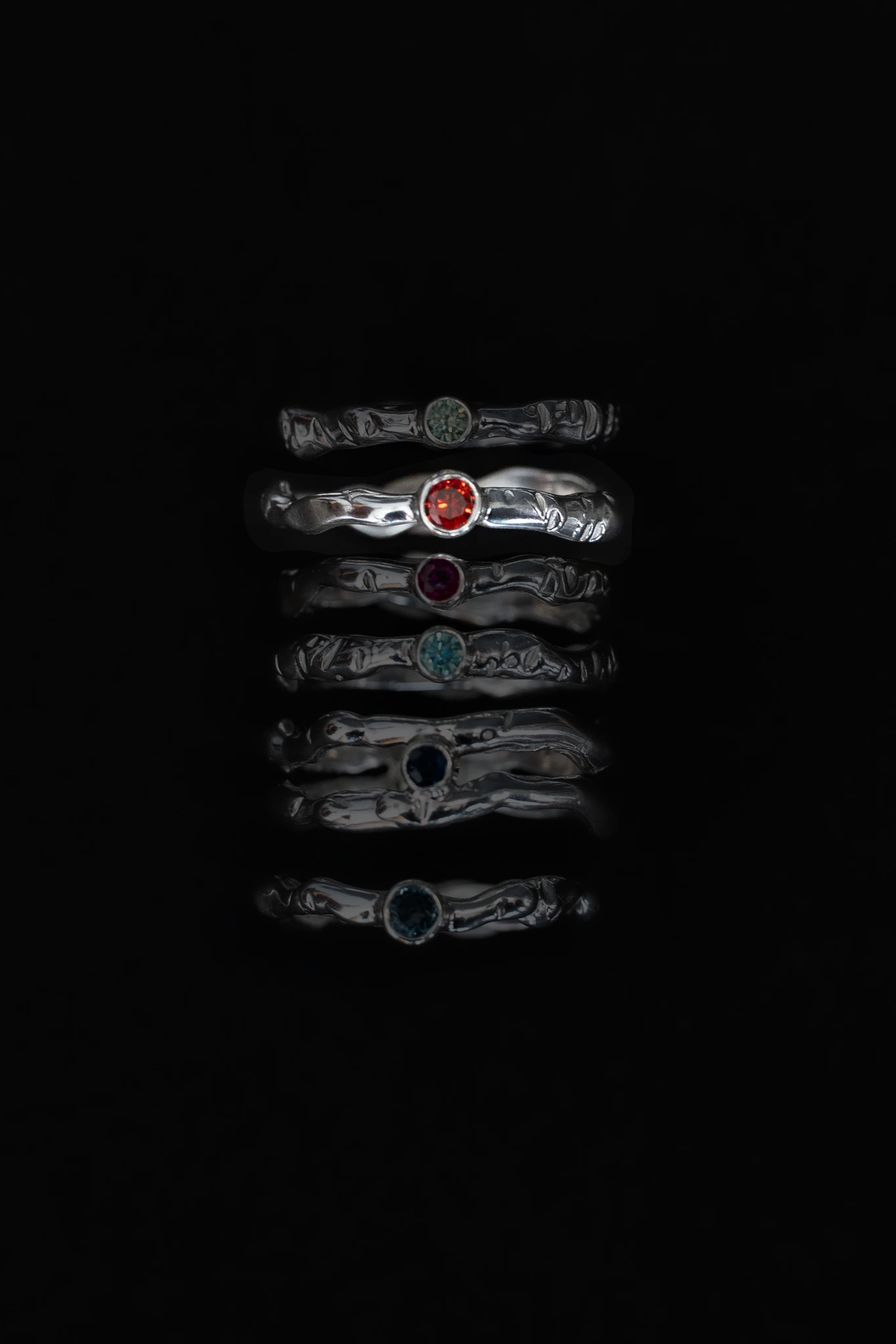 Not So Simple Ring - Red Sapphire