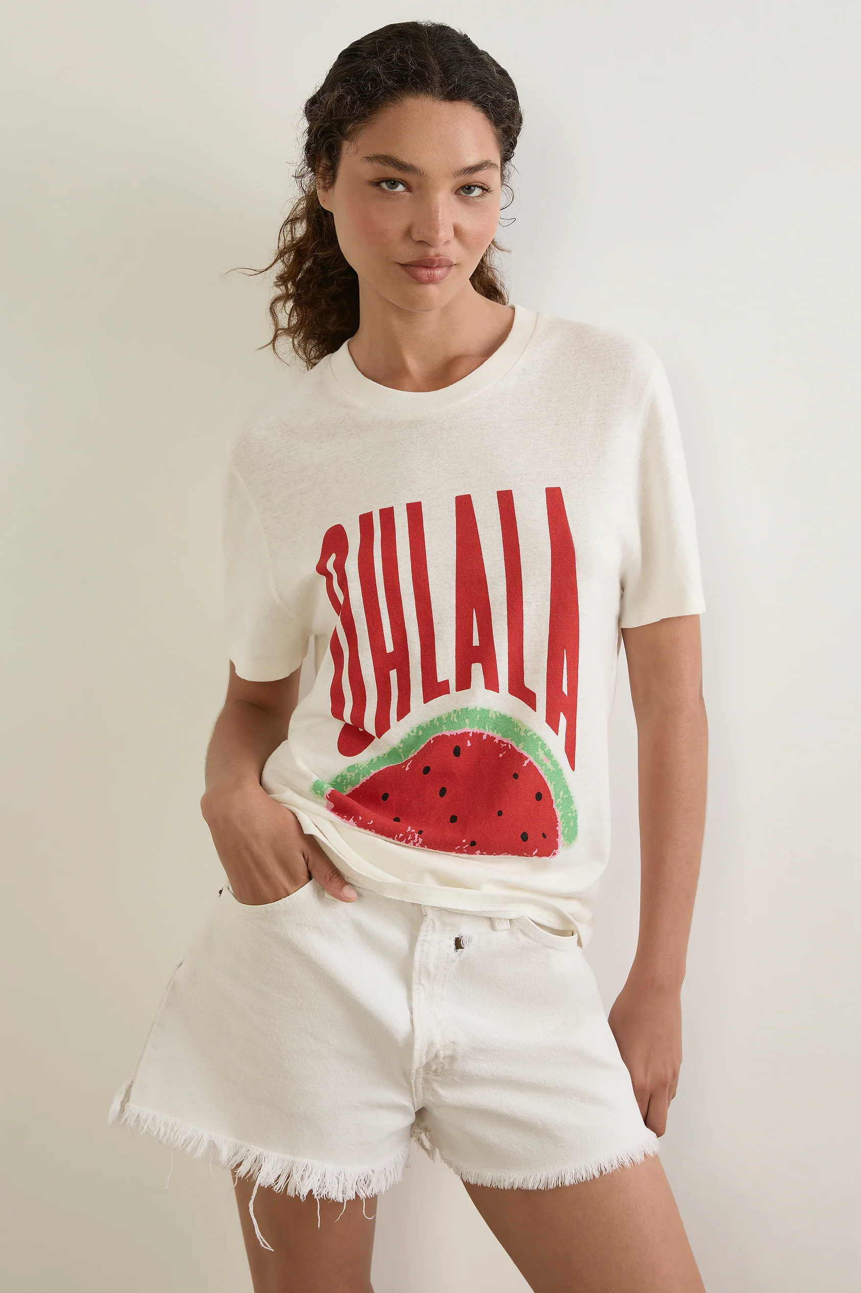 Oh La La Classic Tee - White