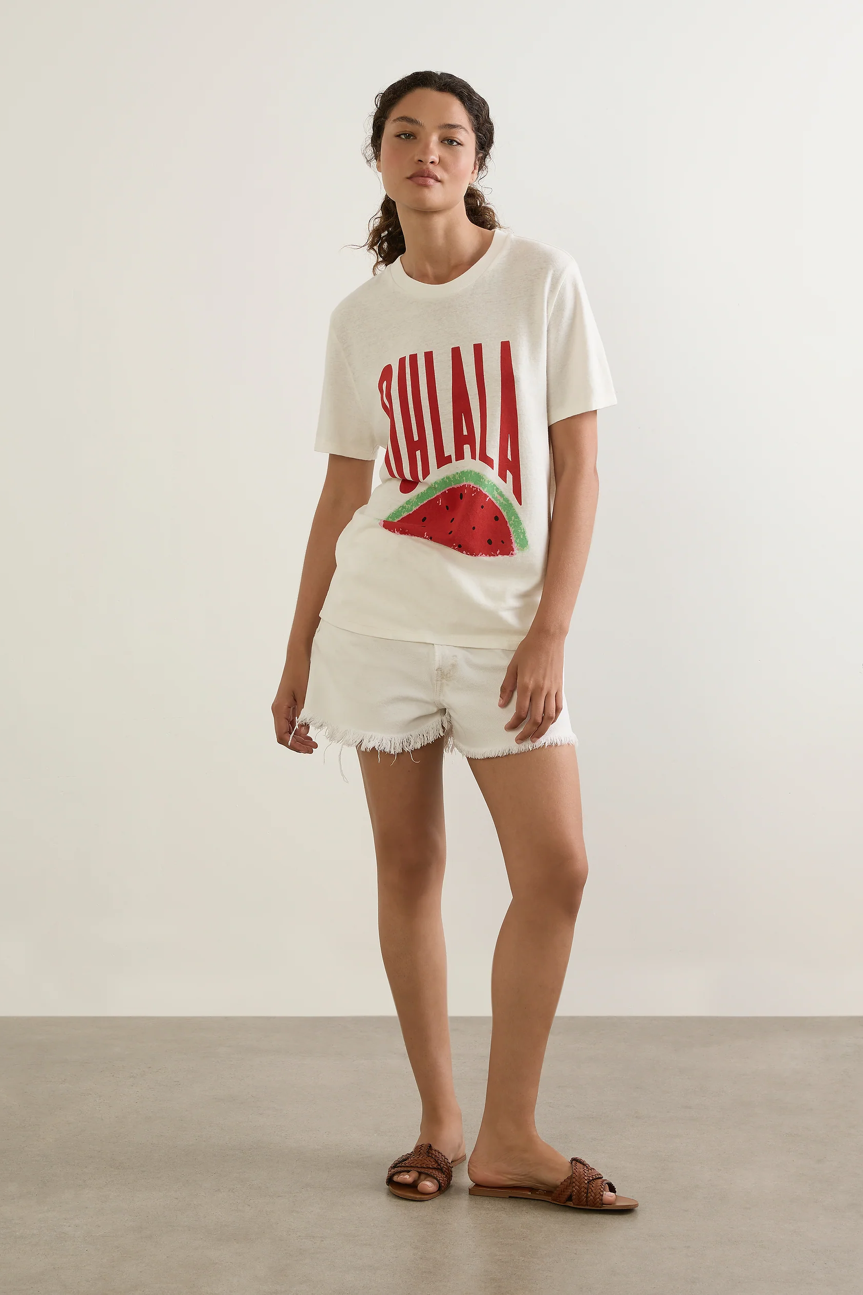 Oh La La Classic Tee - White