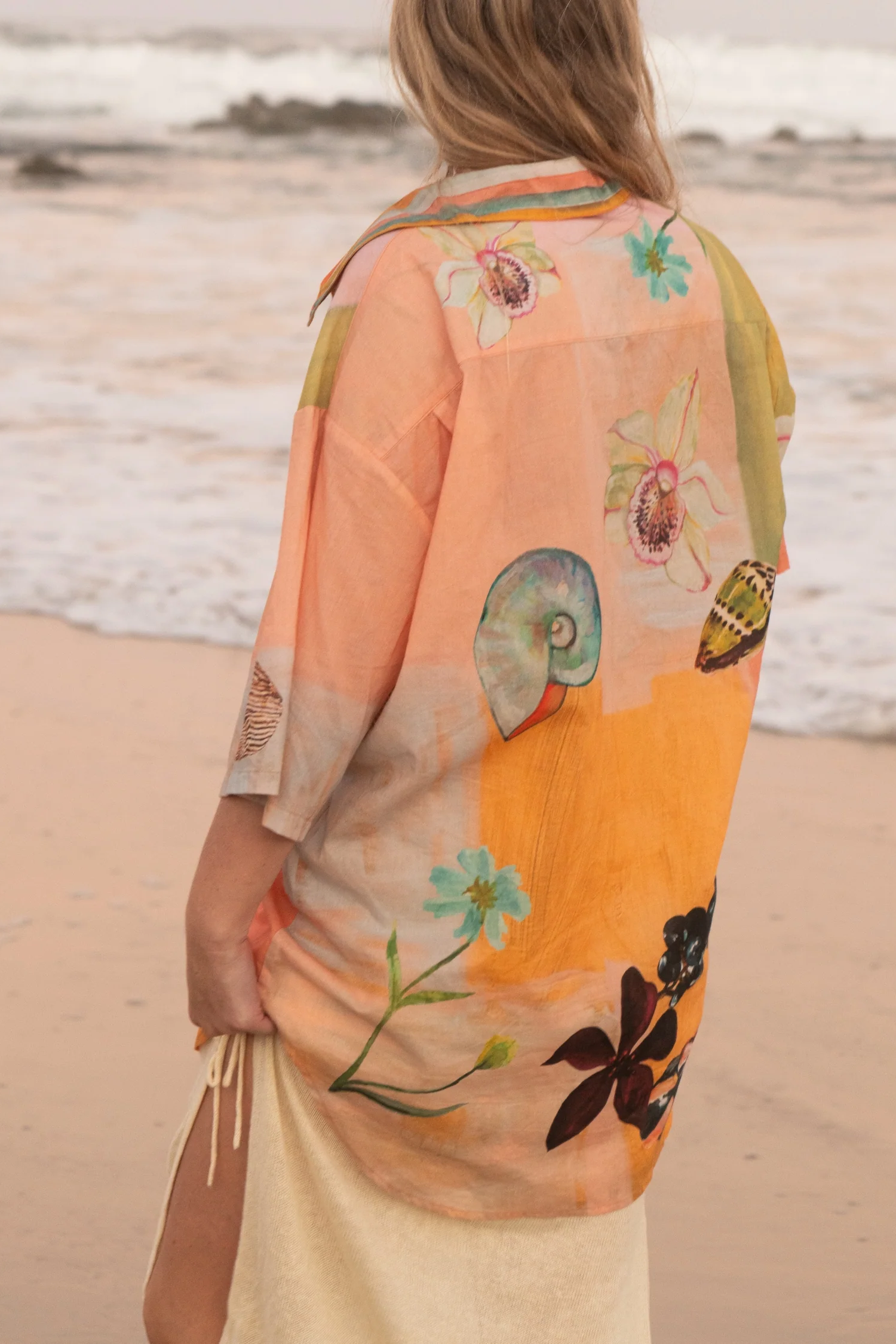 Annie Everingham Over Swim Shirt - Pastel Sea