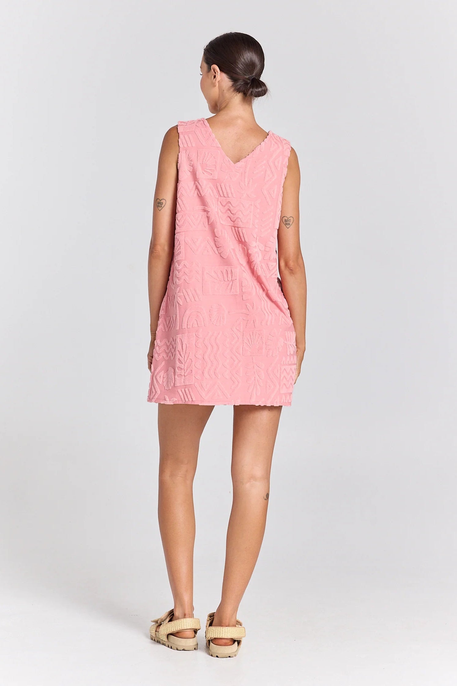Mai Tai V Tunic Dress - Rose