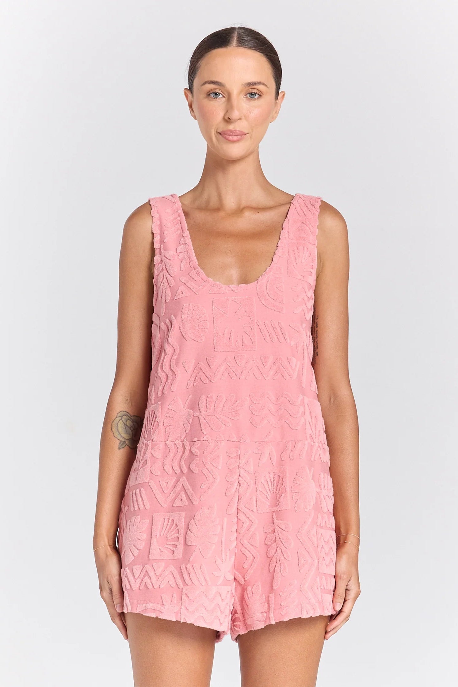 Mai Tai Romper - Rose