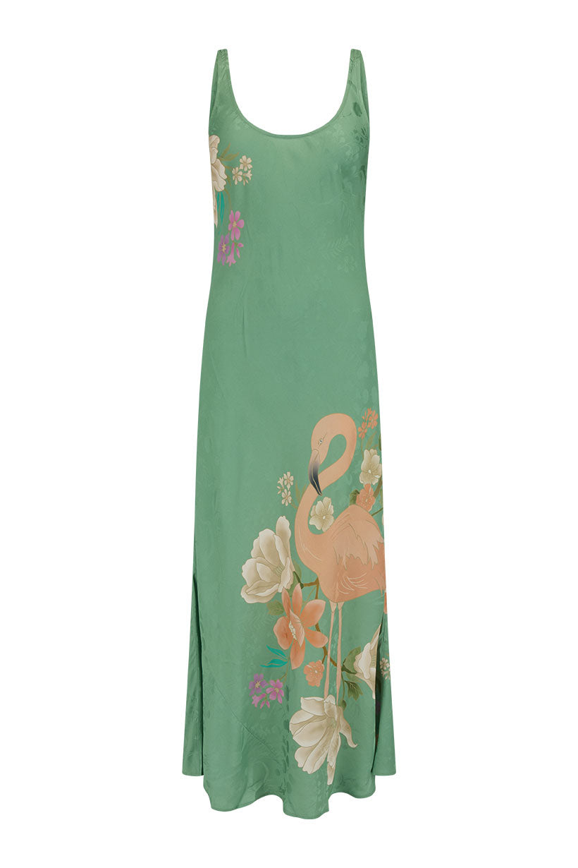 Floridian Bias Dress - Sage