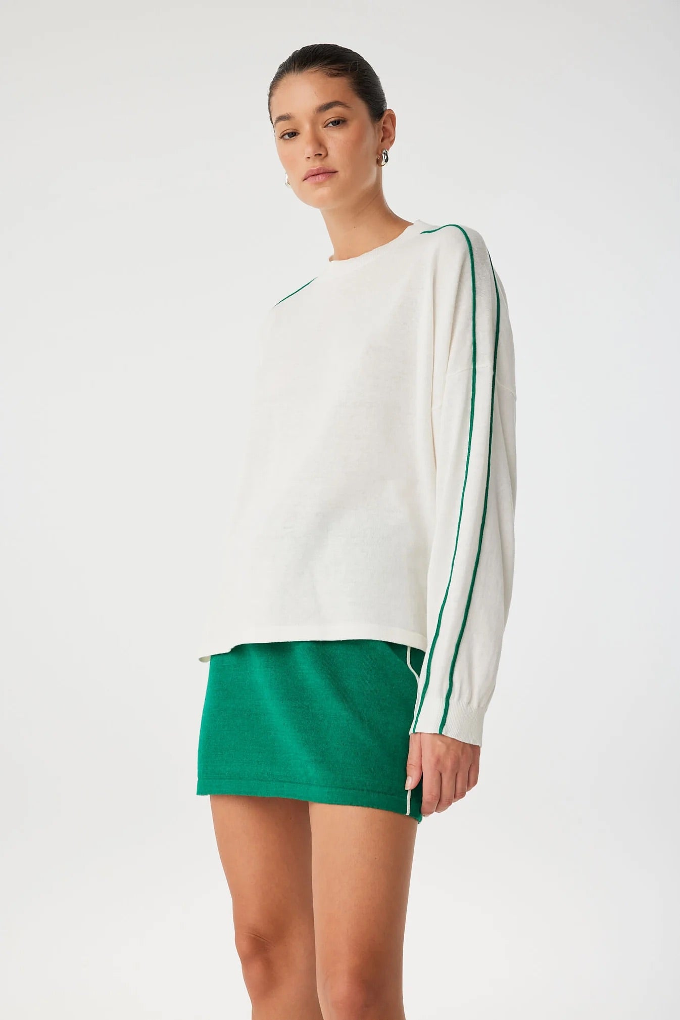Pippa Mini Skirt - Palm Green