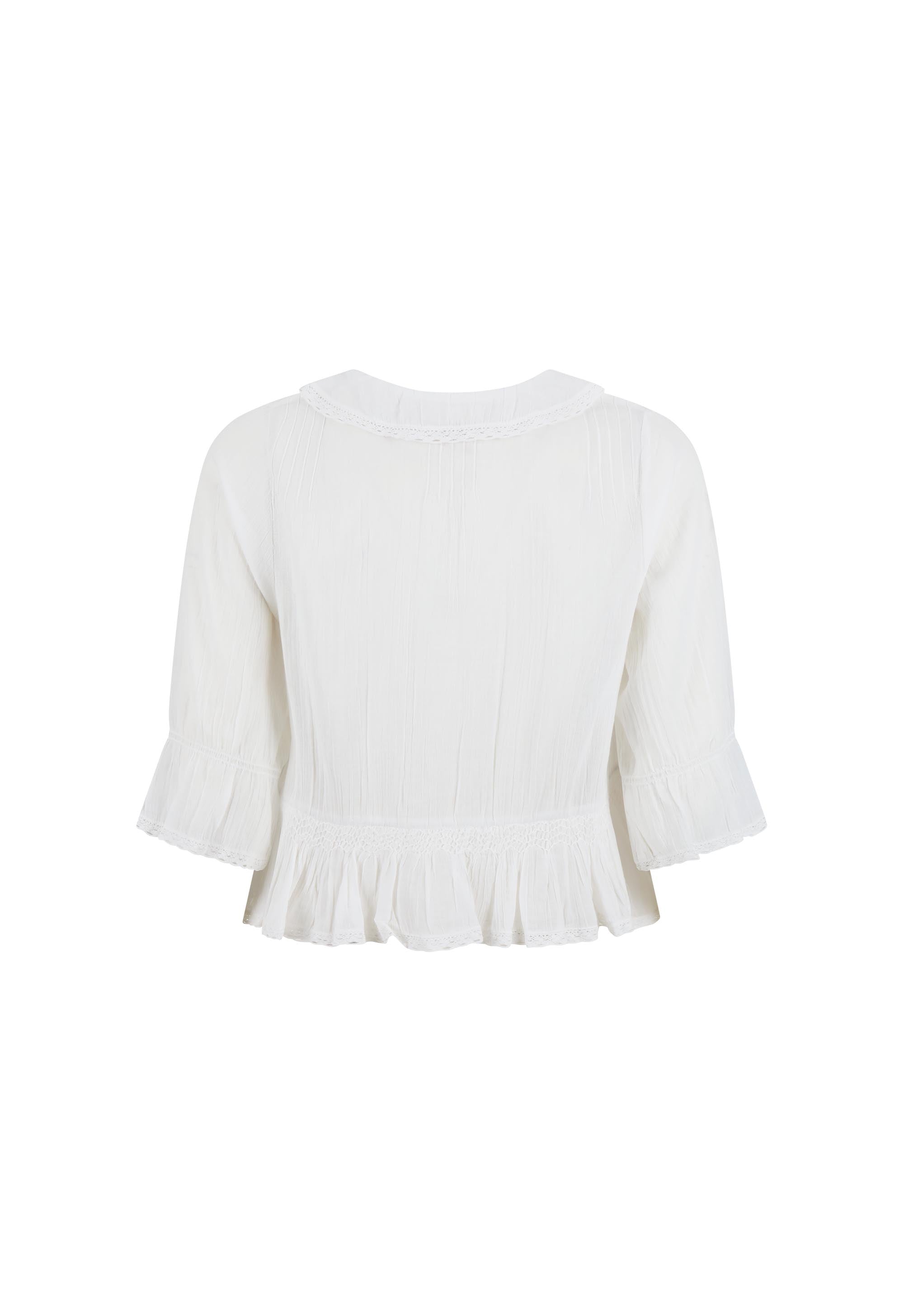 Prairie Blouse - Whisper White