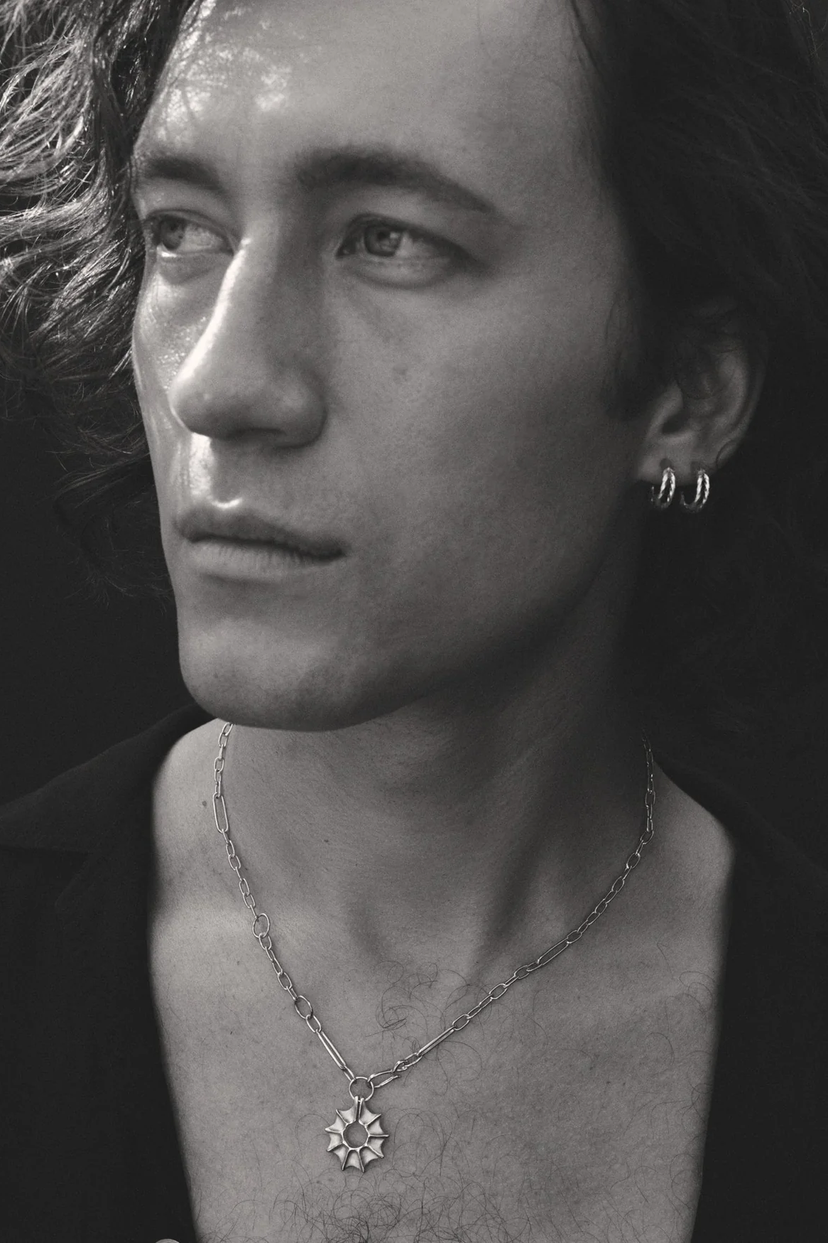 Priam Split Hoops - Silver