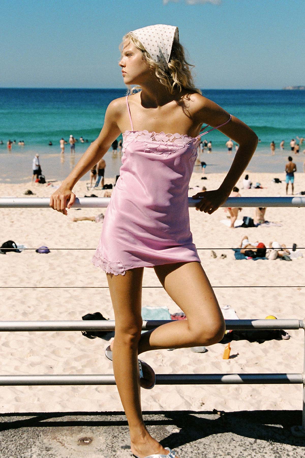 Claudia Silk Mini Dress - Orchid Pink