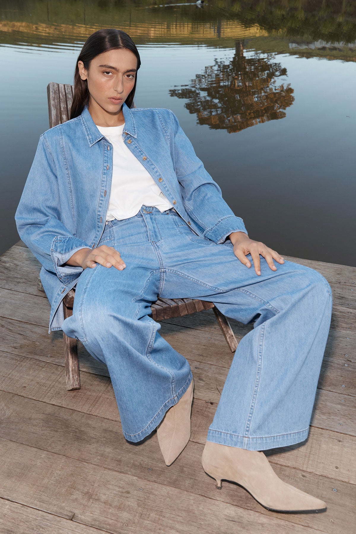 Dante Denim Long Sleeve Shirt