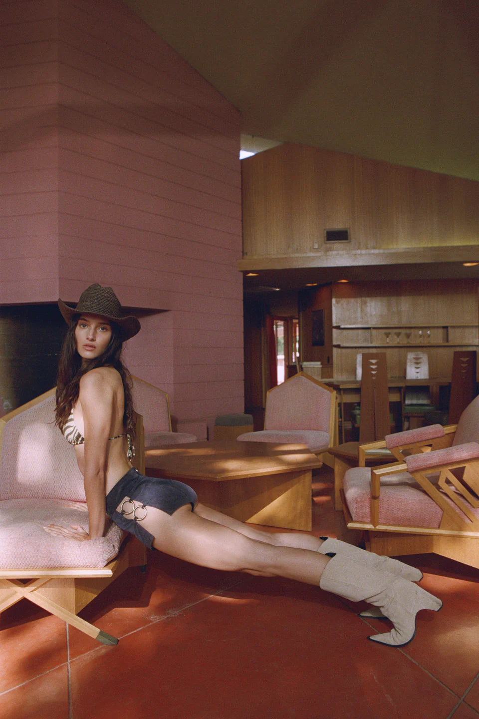 Raffia Cowboy Hat - Coco