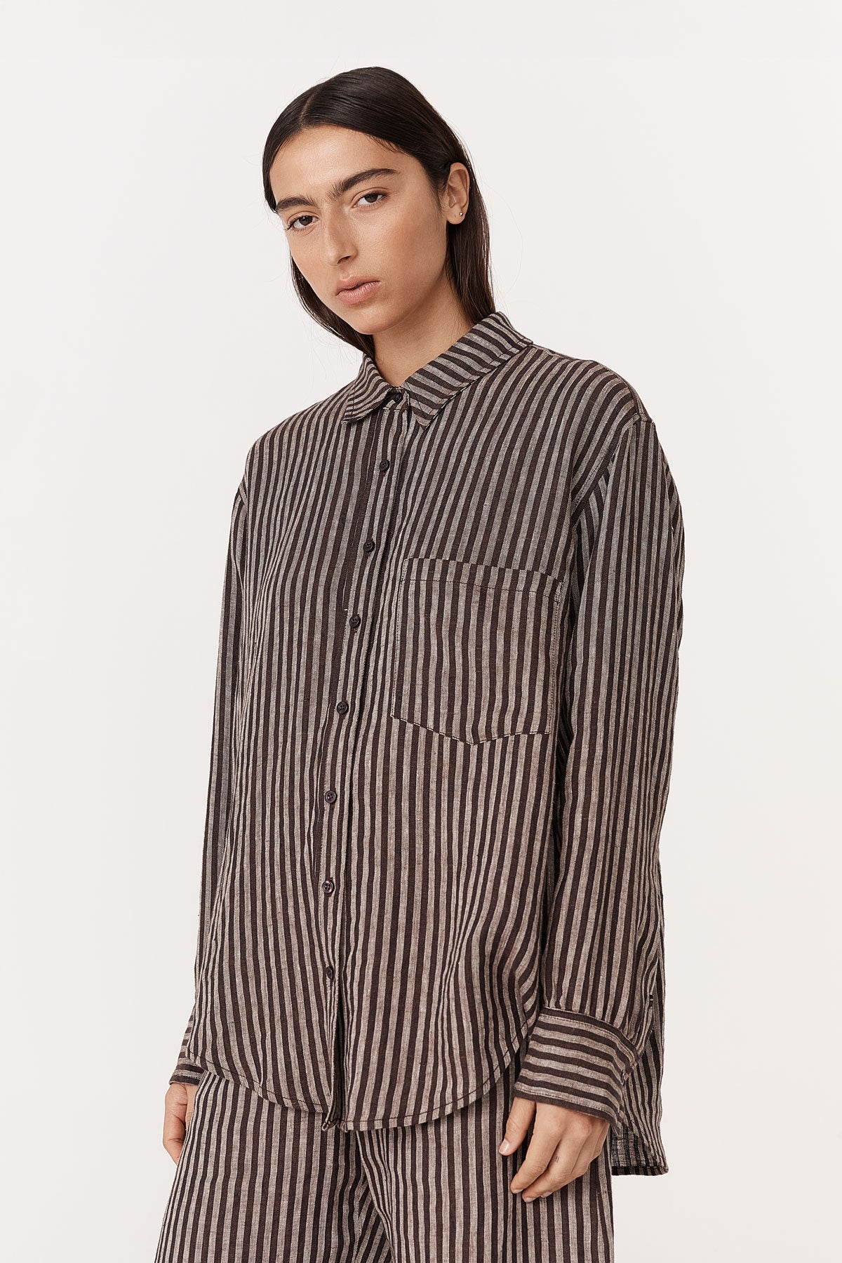 Ramona Linen Long Sleeve Shirt