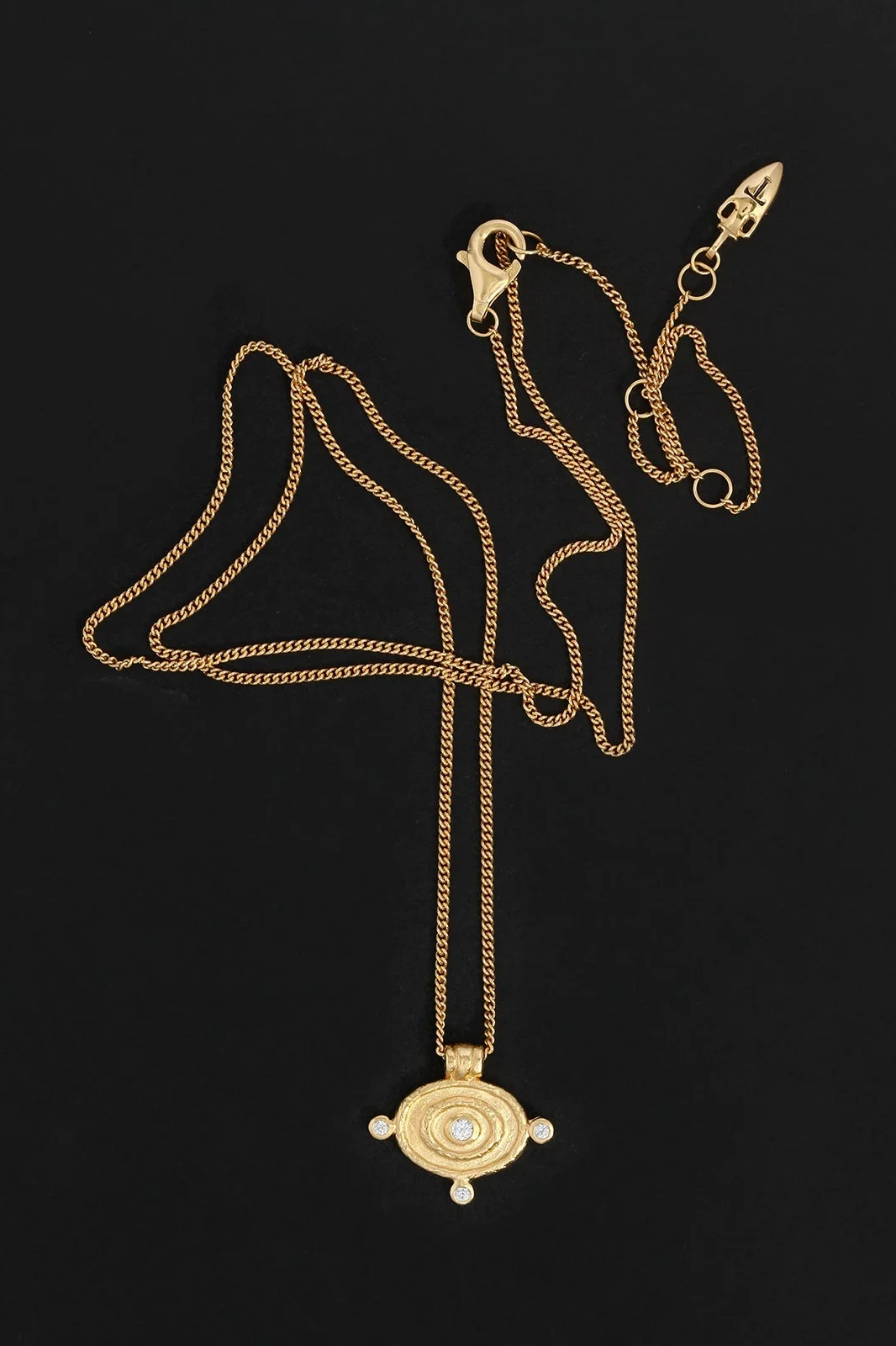 Reign Oval Necklace - Gold