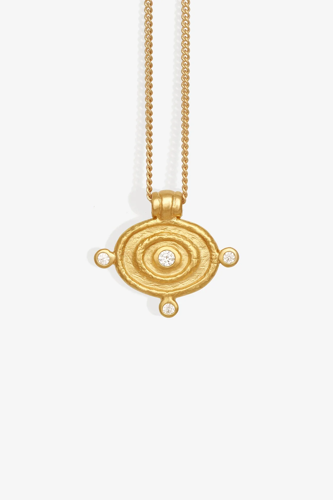 Reign Oval Necklace - Gold