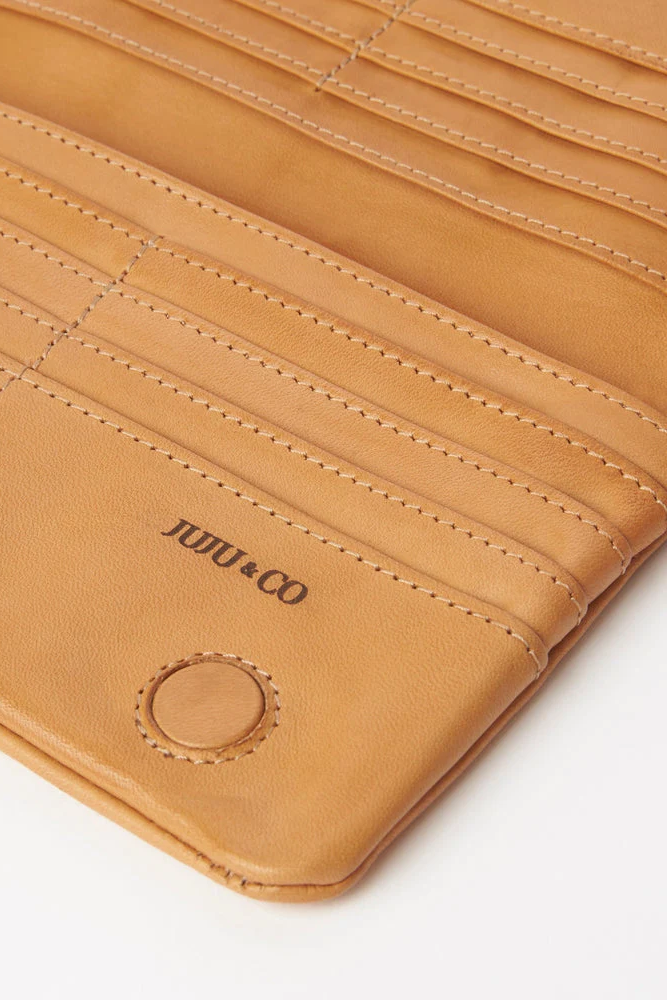 Capri Wallet Large - Tan