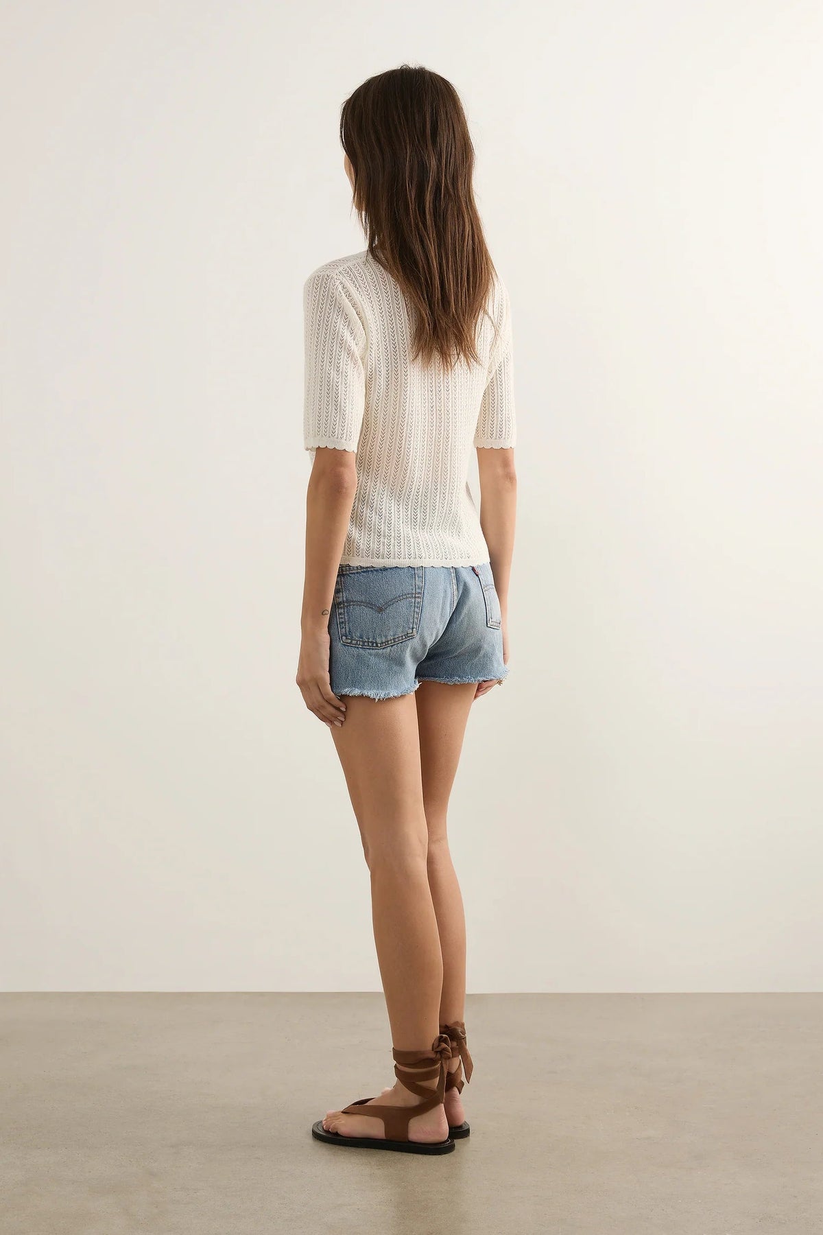 Jude Knit Tee - White
