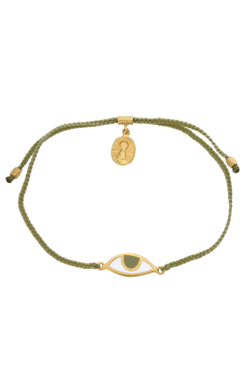 Eye Protection Bracelet | Sage Green - Hazel - Gold