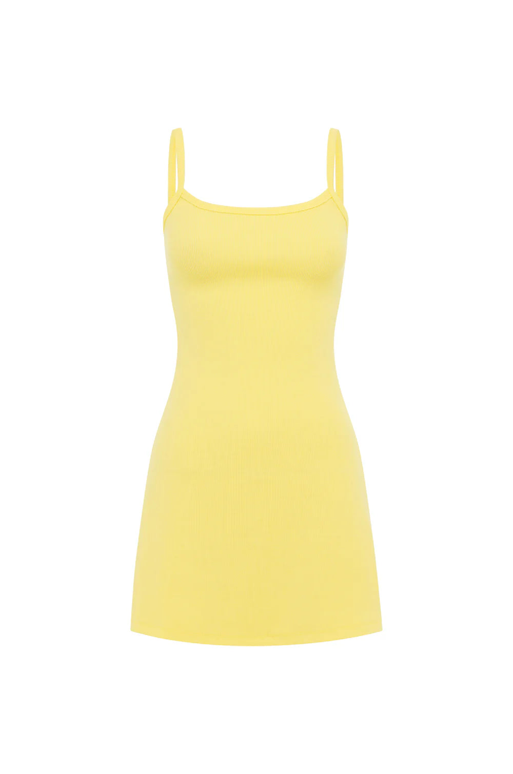 A-Line Mini Dress - Lemon