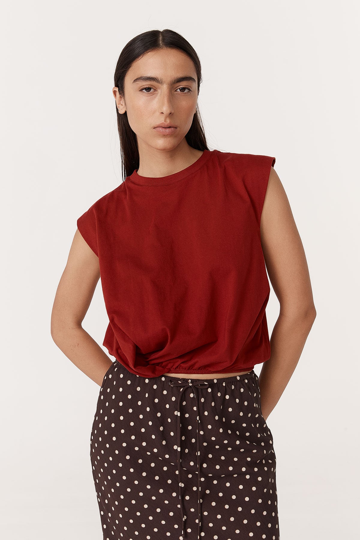 Sampson Organic Tee - Burgundy