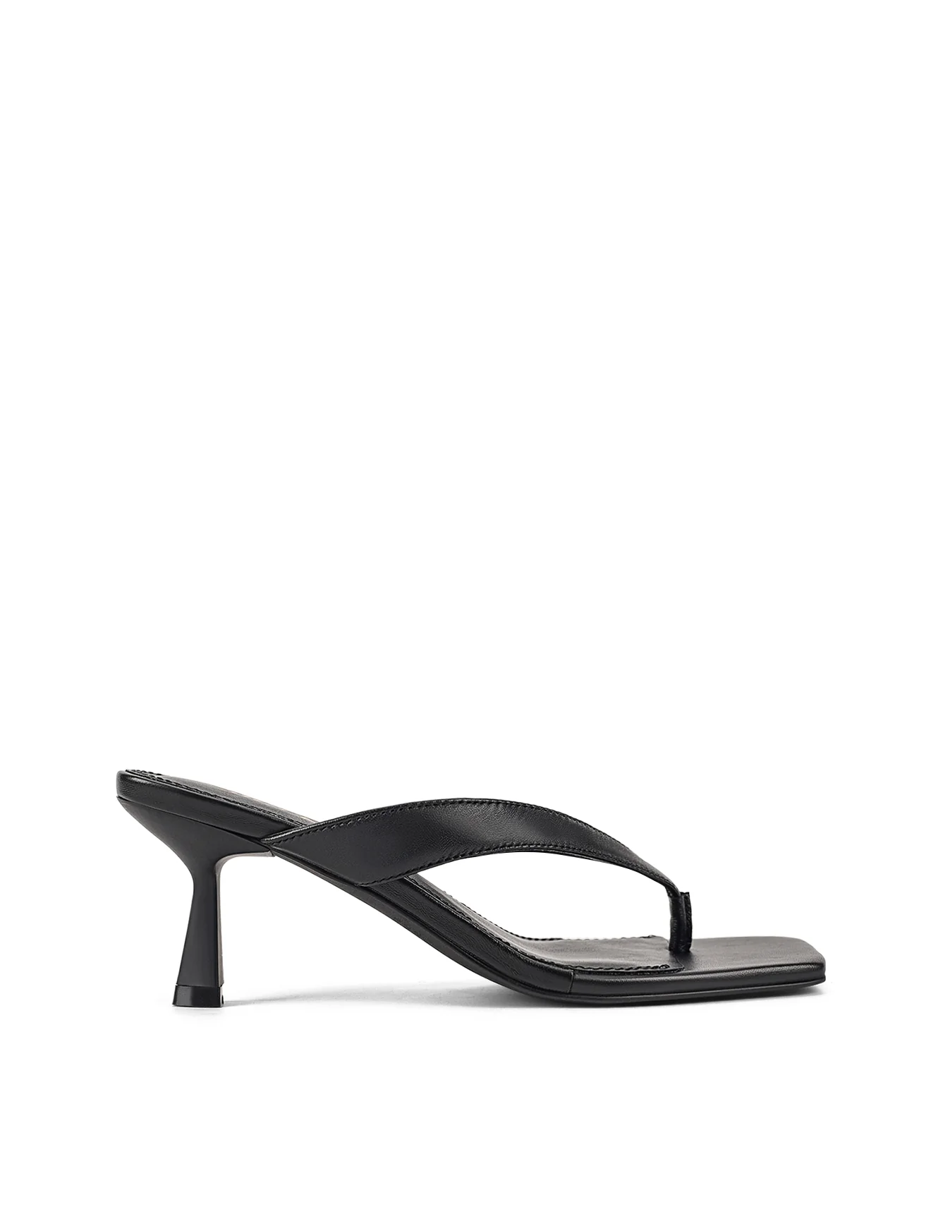 Sardinia Thong Heels - Black