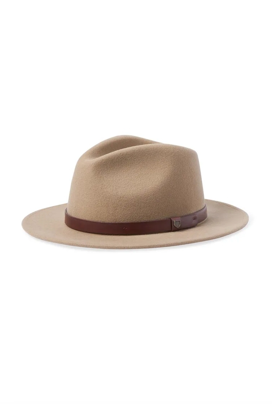 Brixton | Messer Fedora (Unisex) - Sand