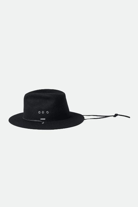 Wesley AW Packable Fedora (Unisex) - Black