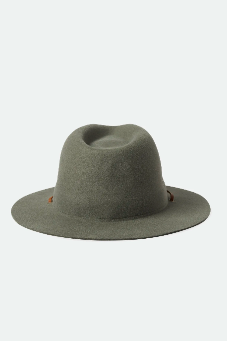 Wesley AW Packable Fedora (Unisex) - Light Moss