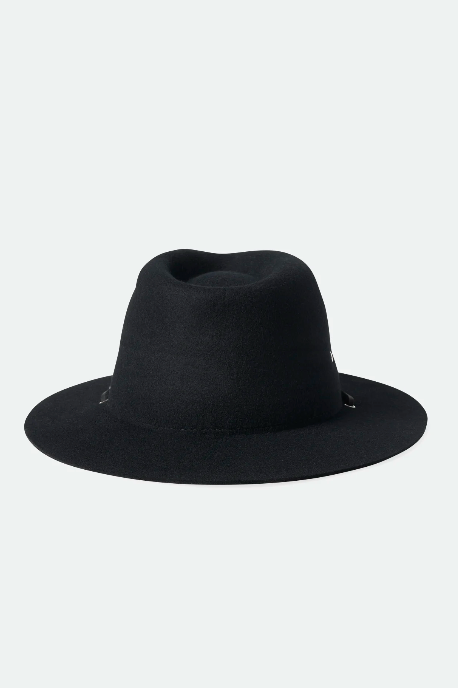 Wesley AW Packable Fedora - Black
