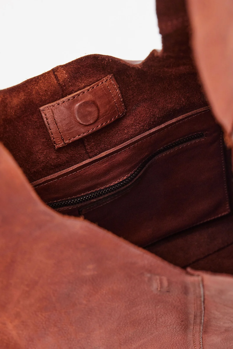 Unlined Slouchy - Cognac
