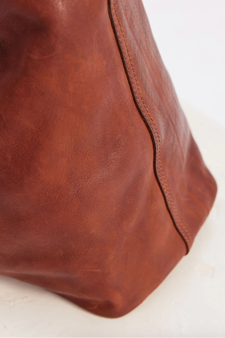Unlined Slouchy - Cognac