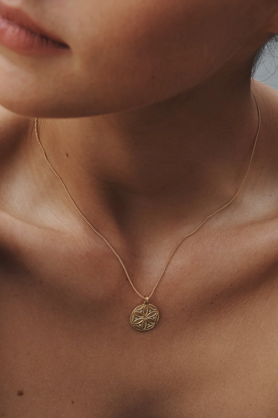 Seed Of Life Necklace - Gold