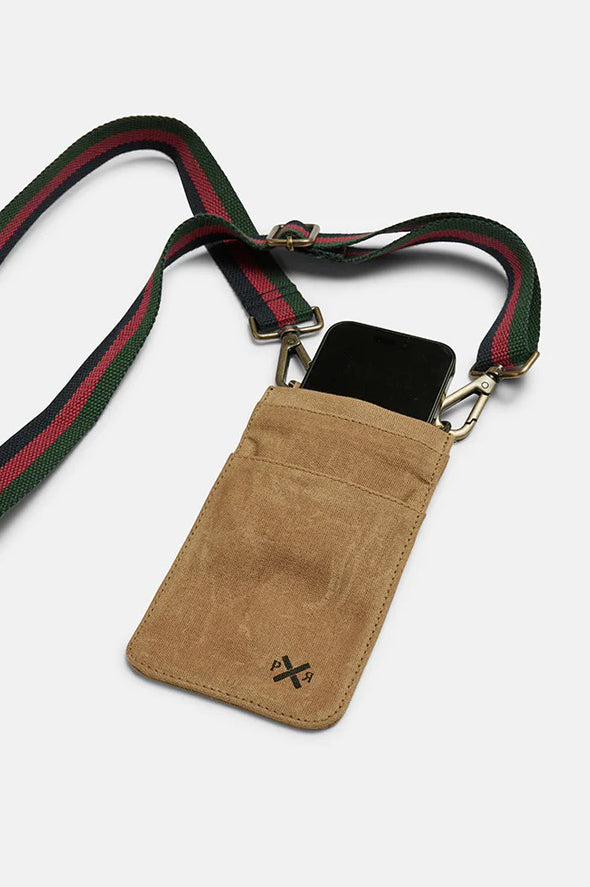 Slow Road Cross Body Phone Bag - Clay