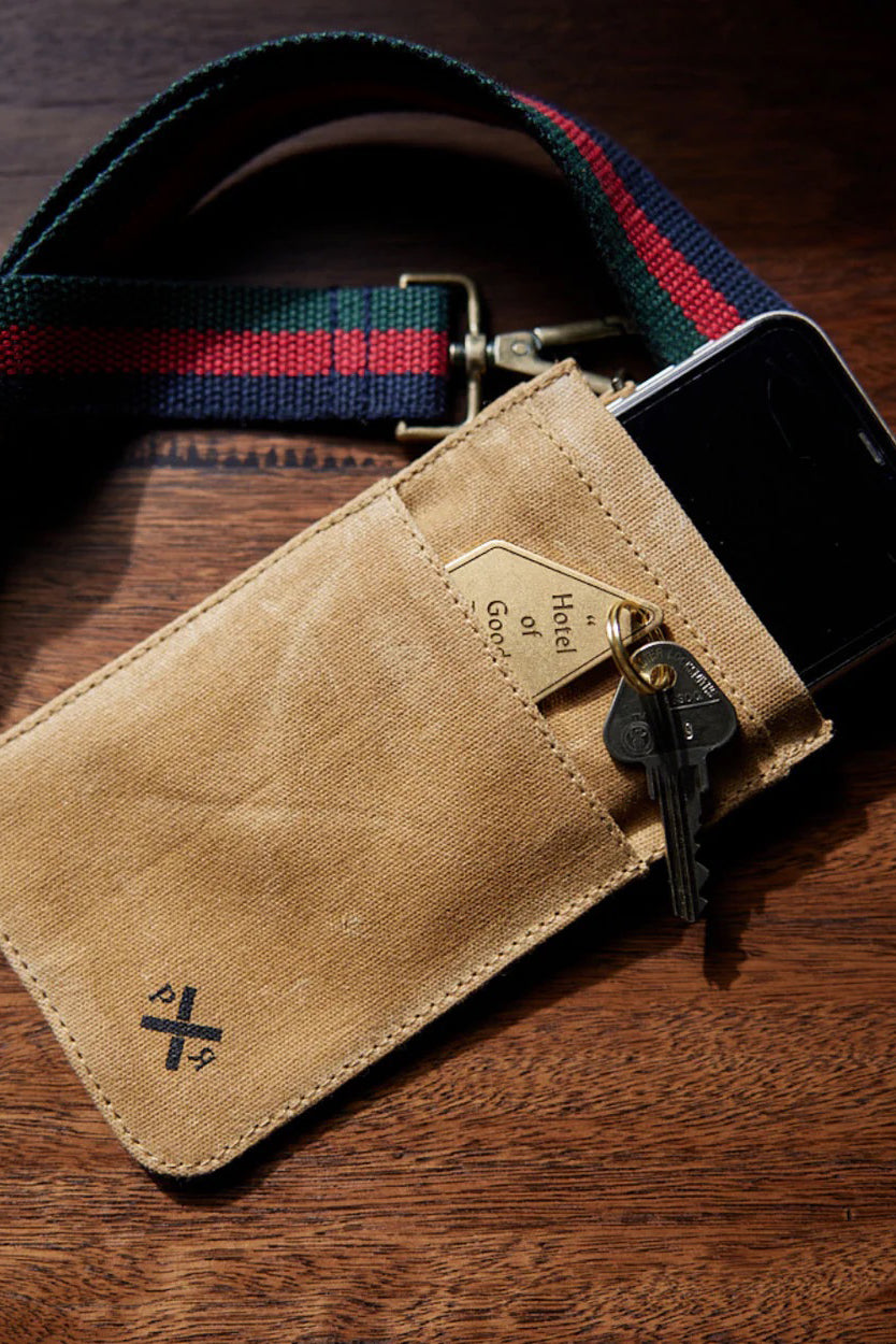 Slow Road Cross Body Phone Bag - Clay