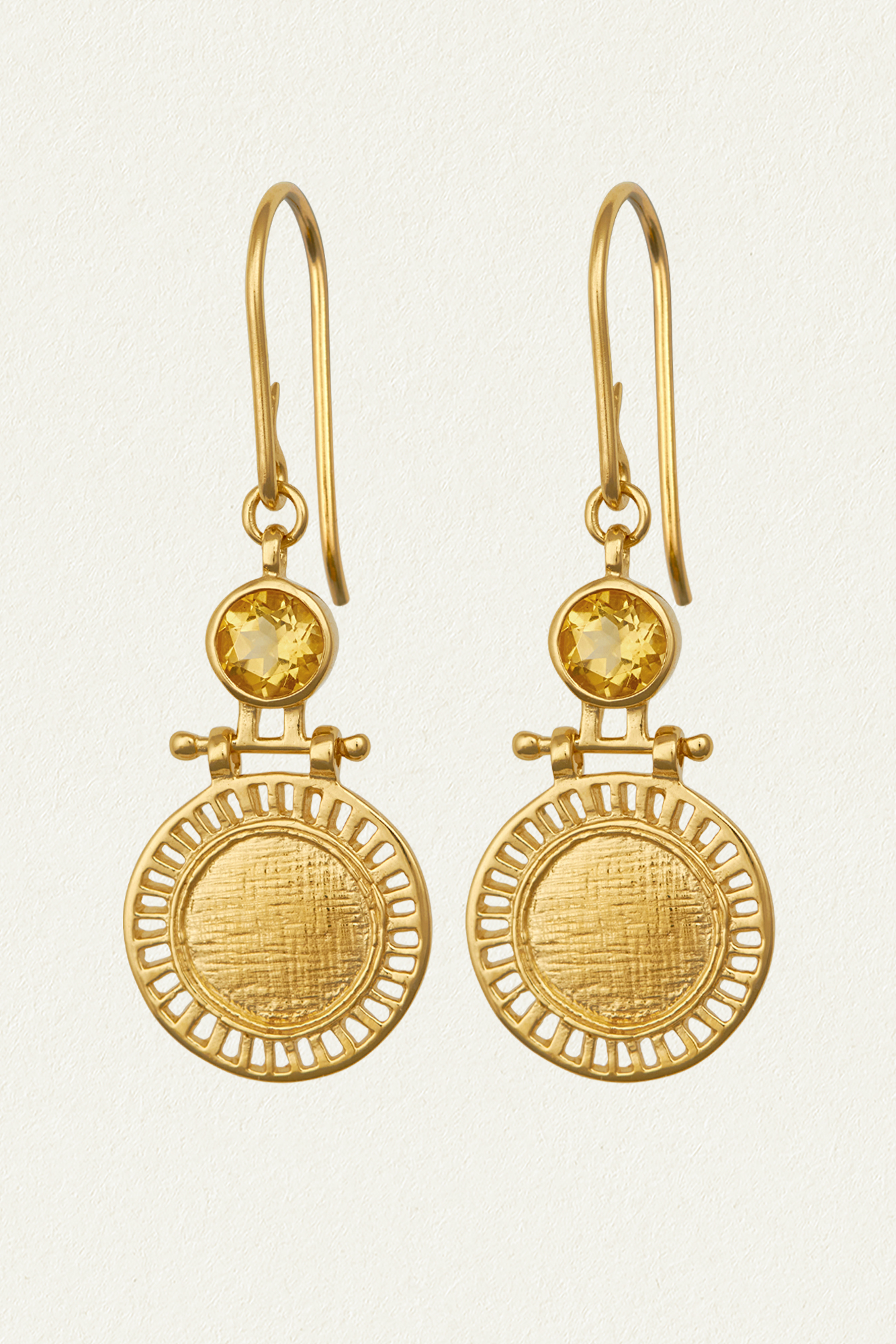 Solar Earrings - Gold