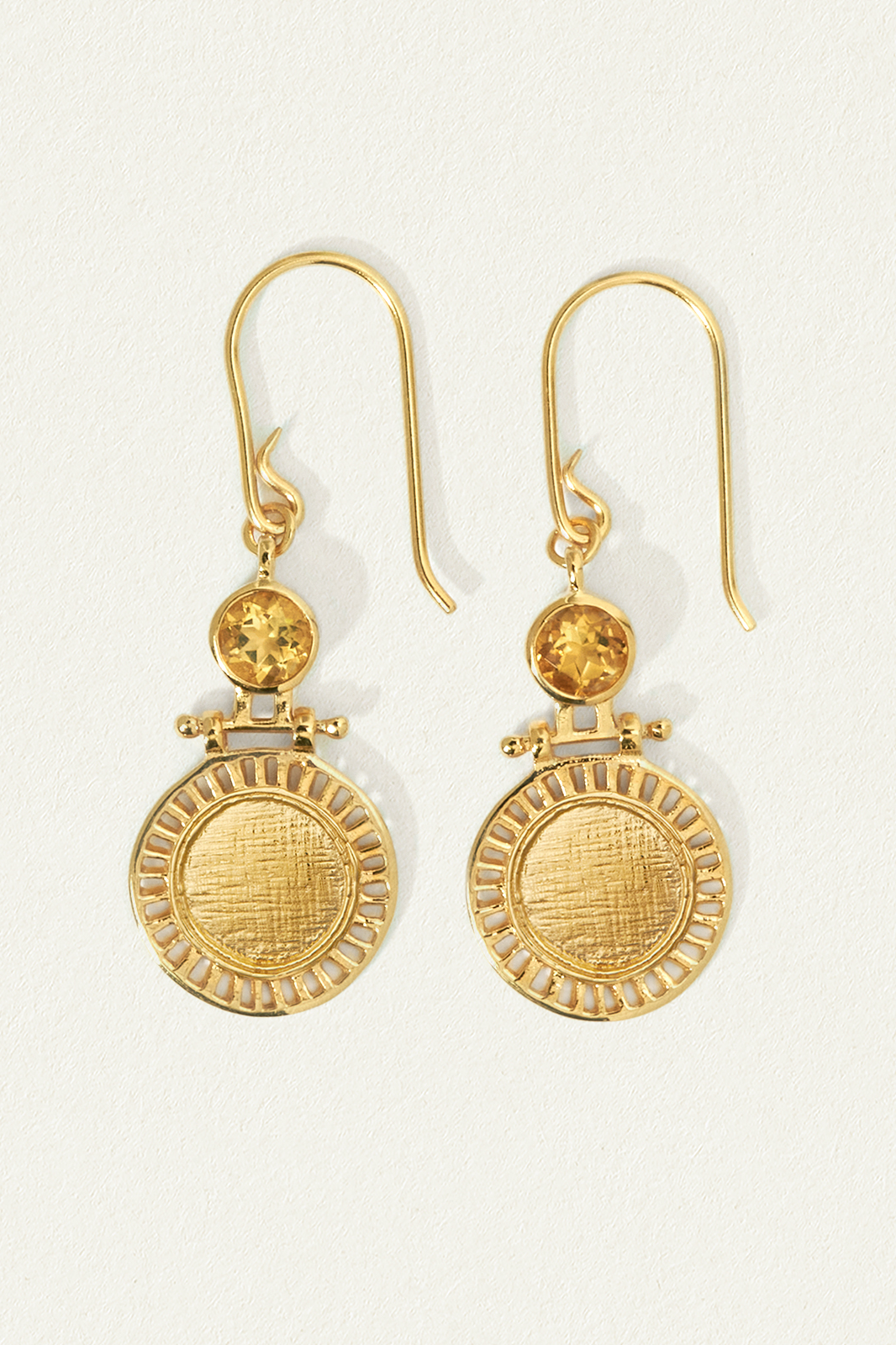 Solar Earrings - Gold
