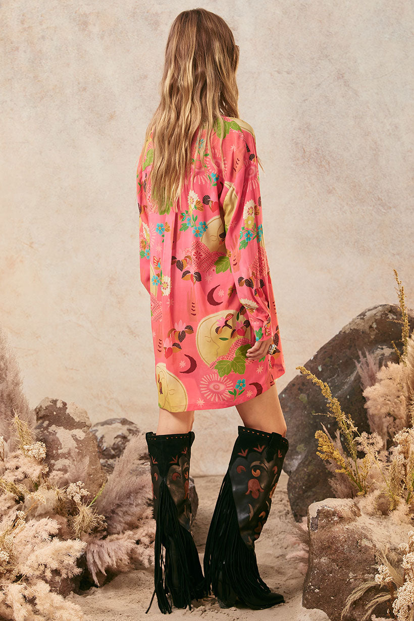 Libertine Shirt Dress - Cayenne