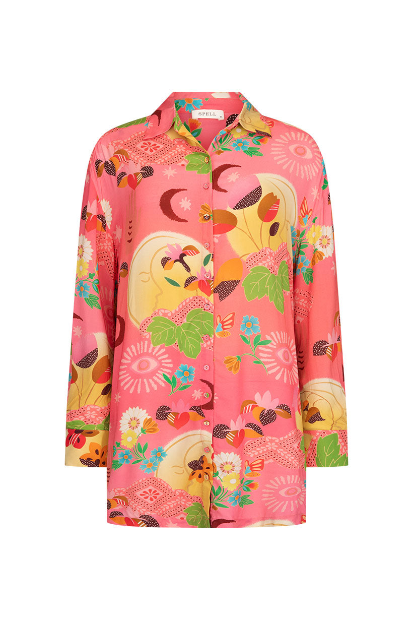 Libertine Shirt Dress - Cayenne