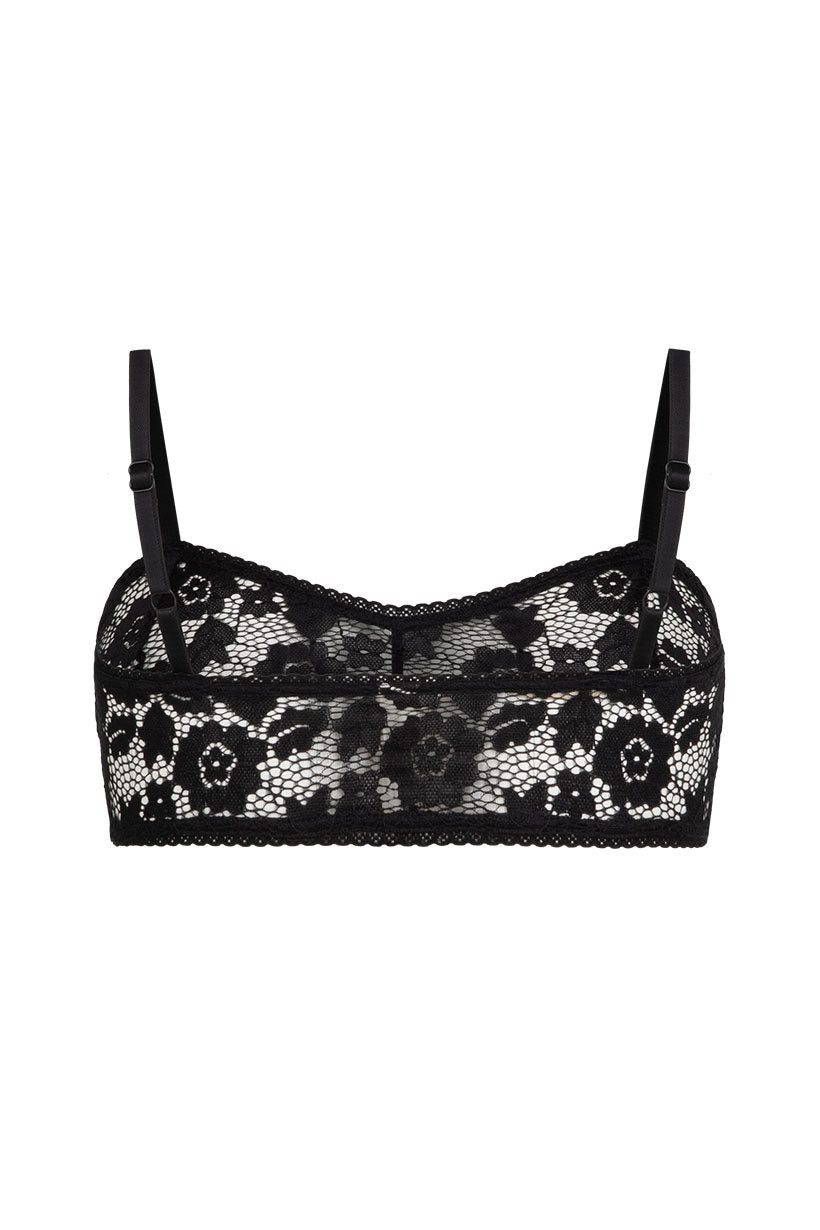 Lux Lisbon Lace Bralette - Onyx (RESTOCKED SIZES!)