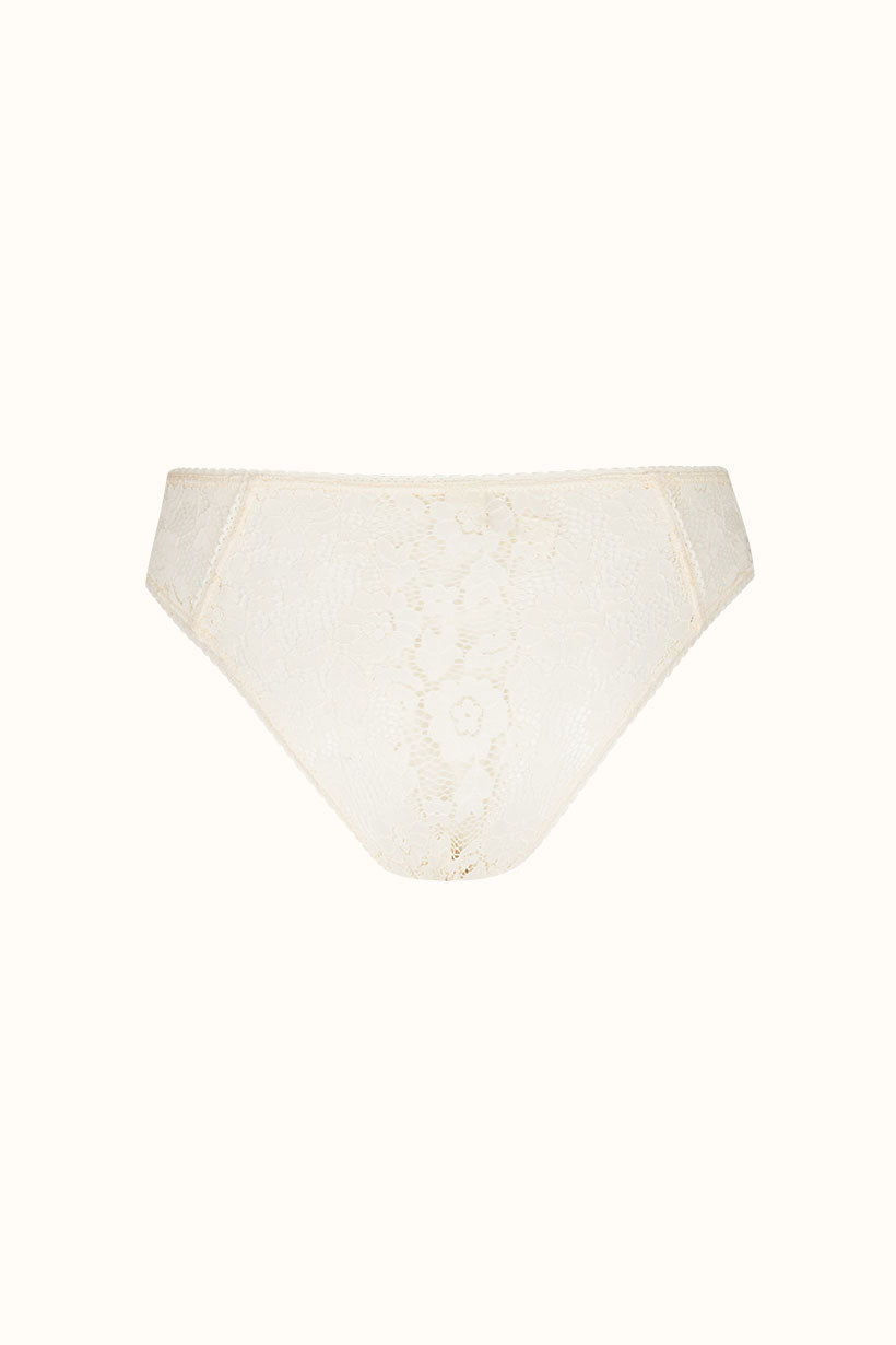 Lux Lisbon Lace Brief - Vintage Cream (RESTOCKED SIZES!)