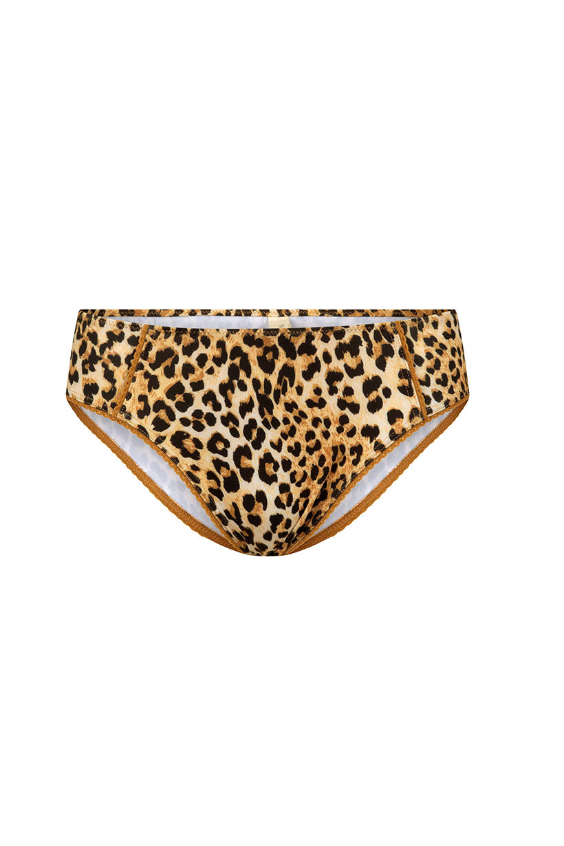 Samantha Brief - Vintage Leopard