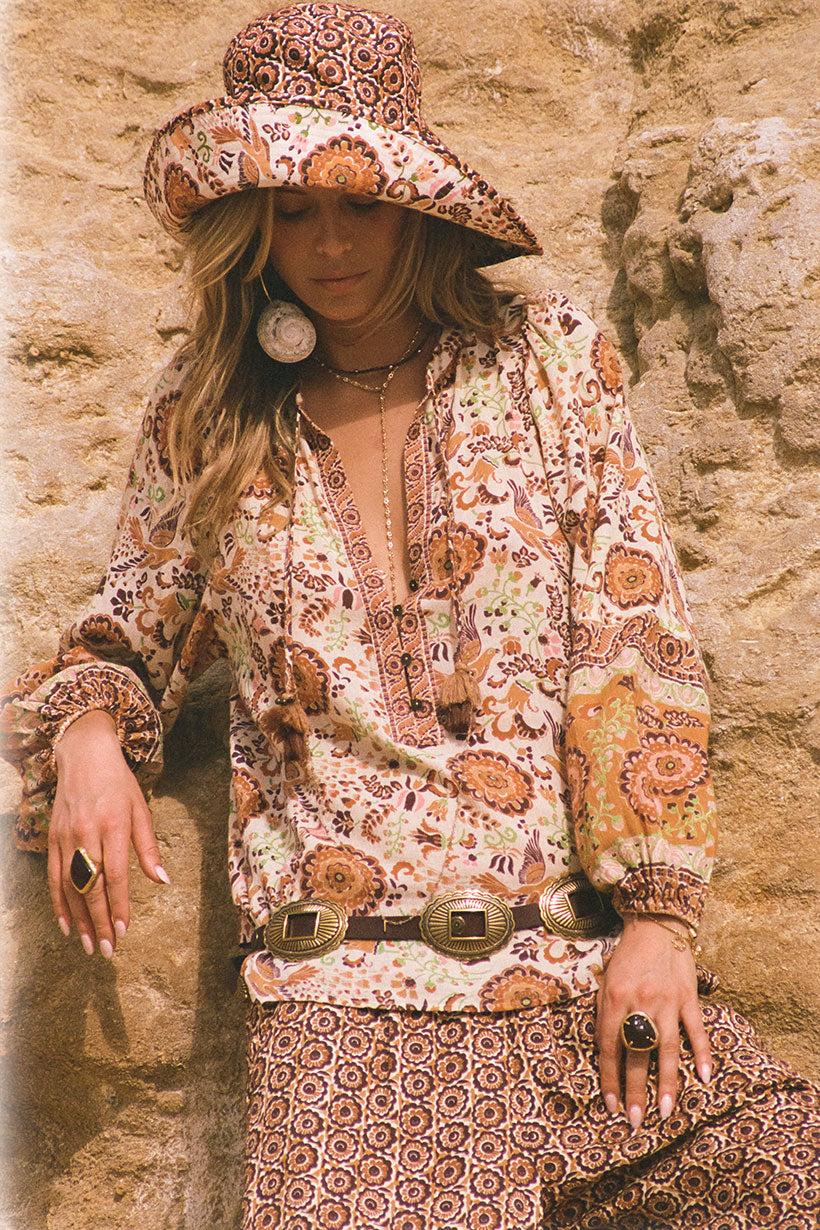 Sannah Blouse - Golden Ochre