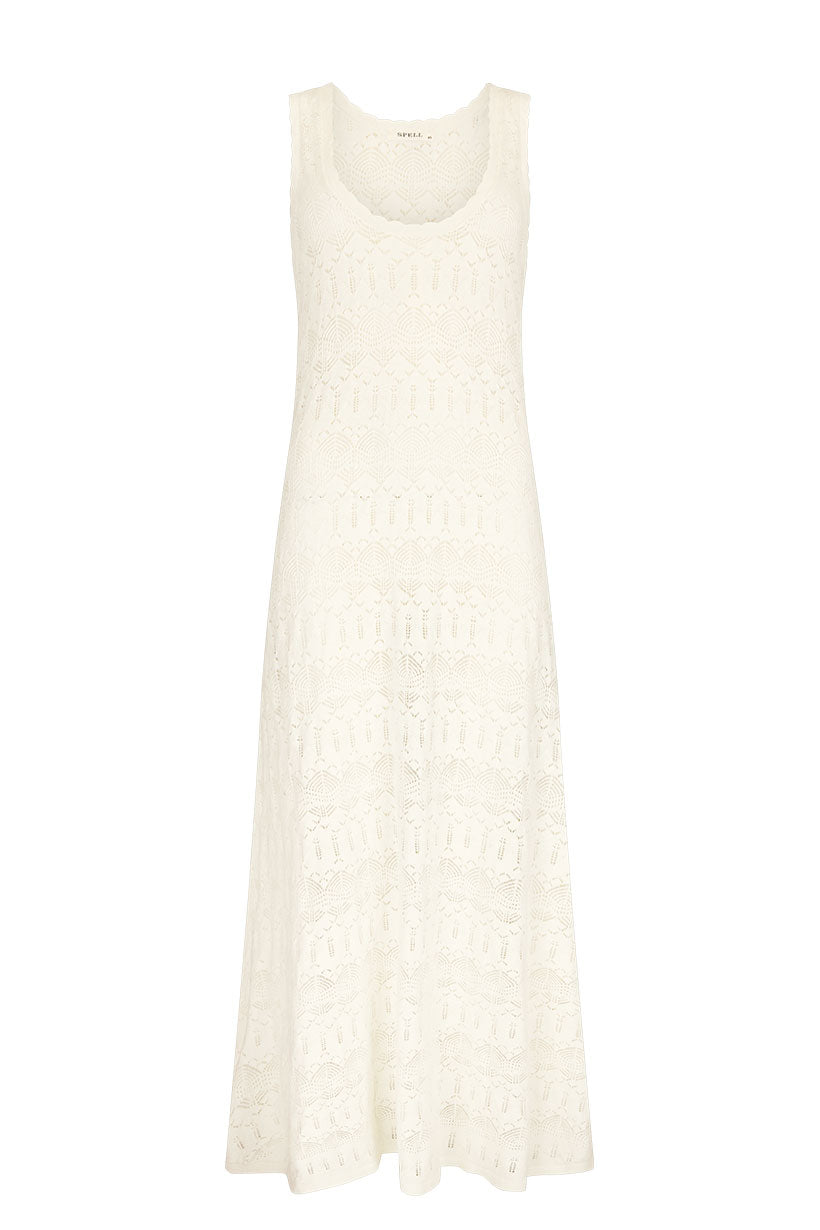 Siesta Maxi Dress - White Sand
