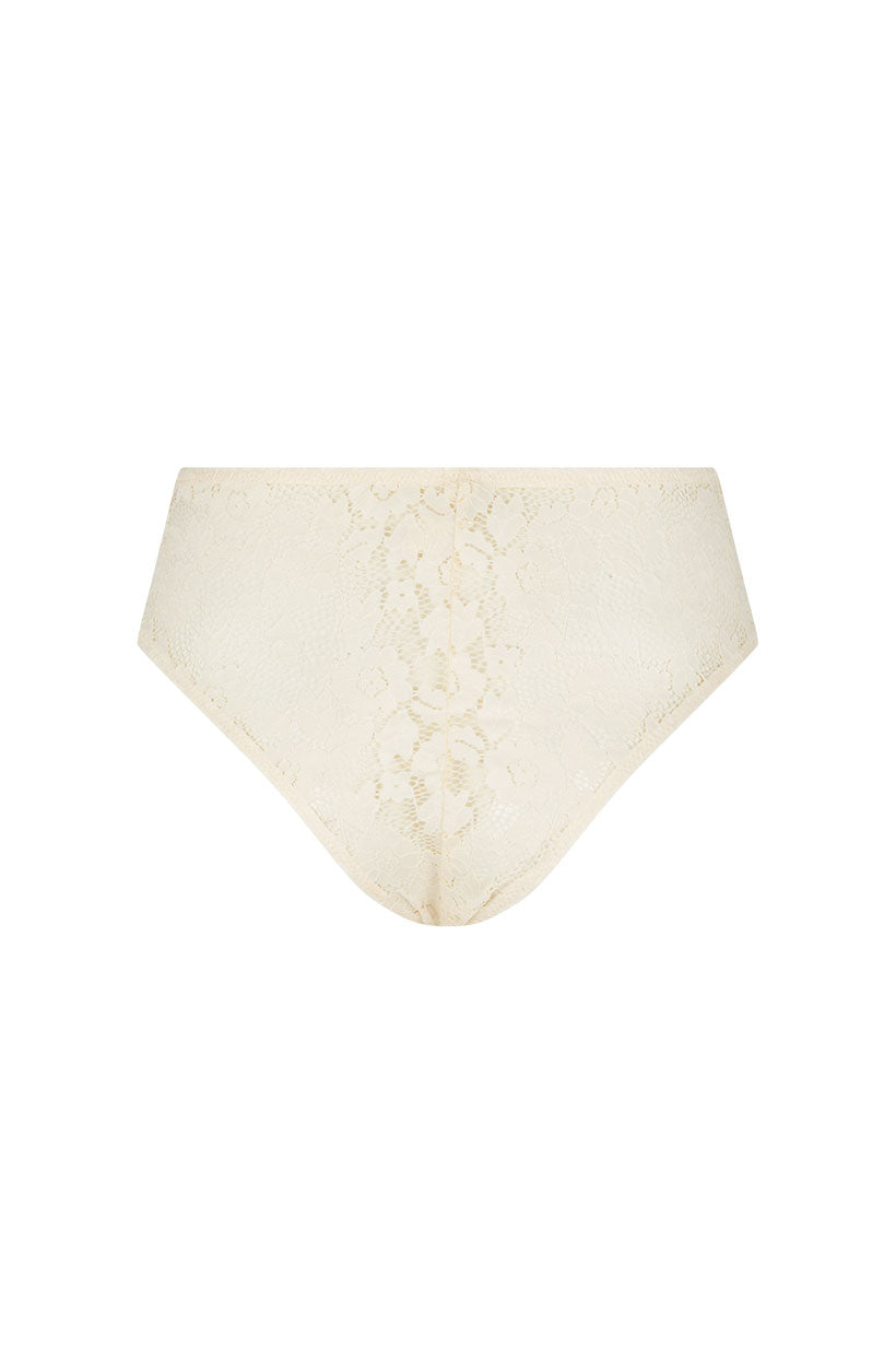 Free Love High Waisted Brief - Vintage Cream