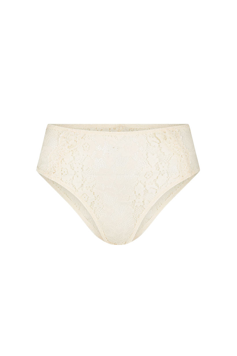 Free Love High Waisted Brief - Vintage Cream