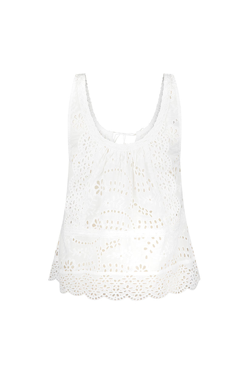 Yaya Lace Cami - Antique White