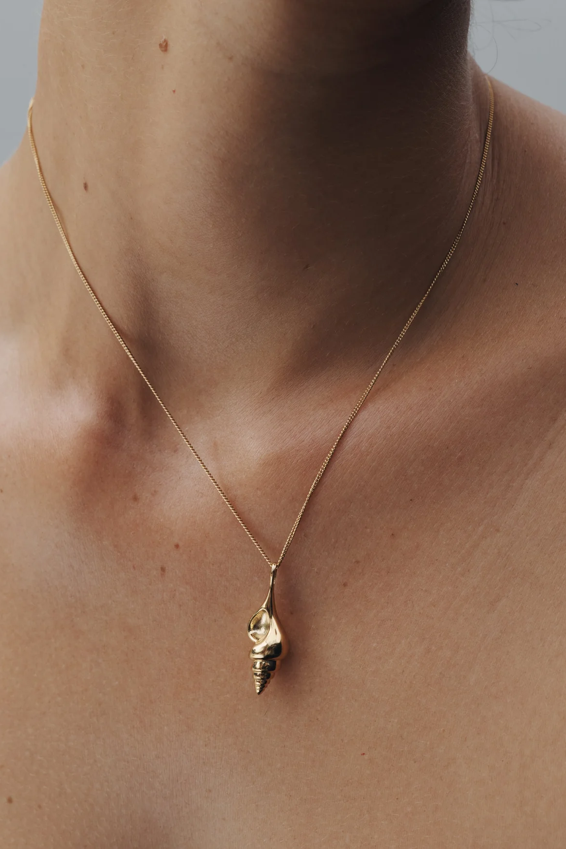 Spire Pendant Necklace - Gold