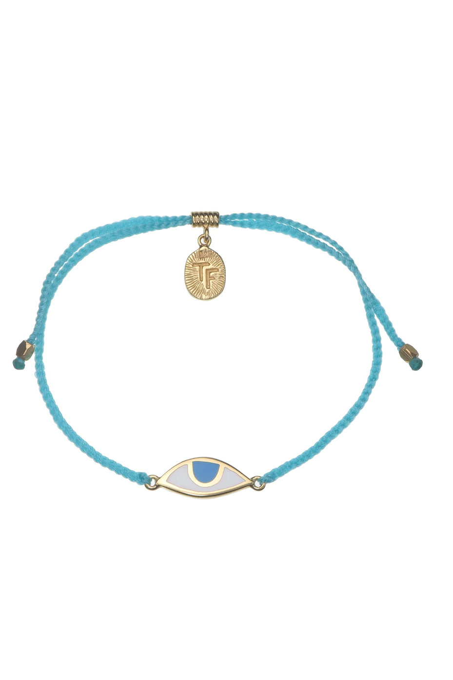 Eye Protection Bracelet | Turquoise - Gold