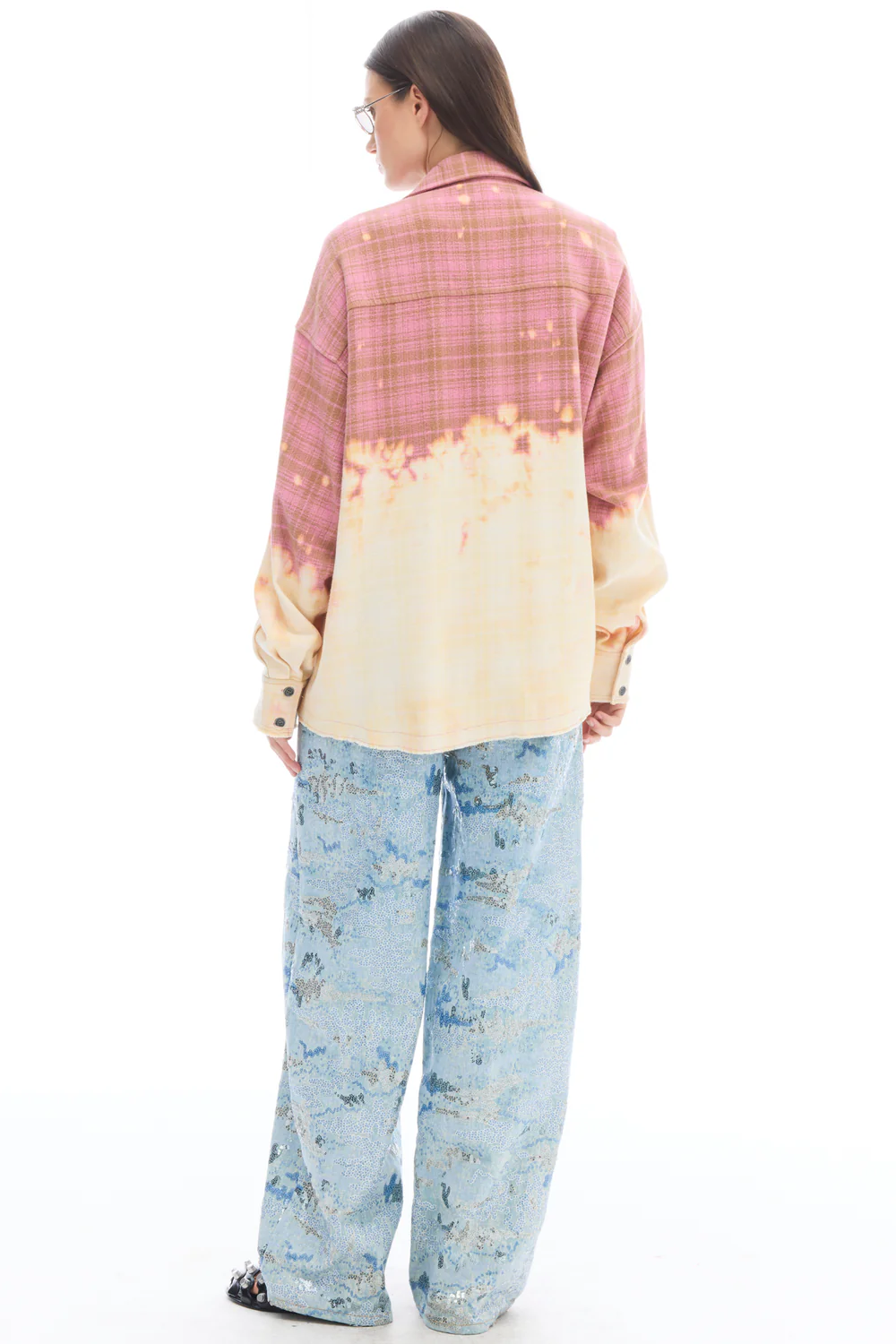 Acid Trip Flannel Shirt - Pink