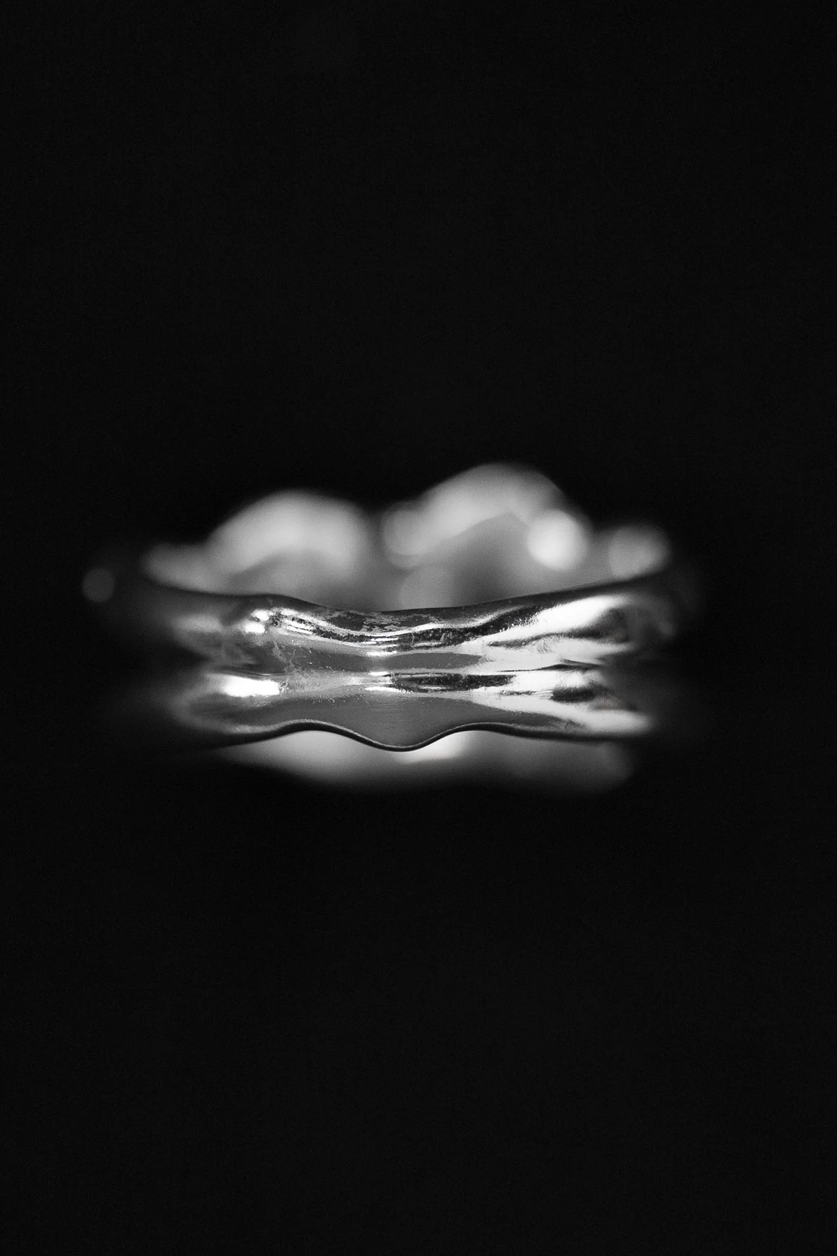 Twin Ring - Rainbow Topaz